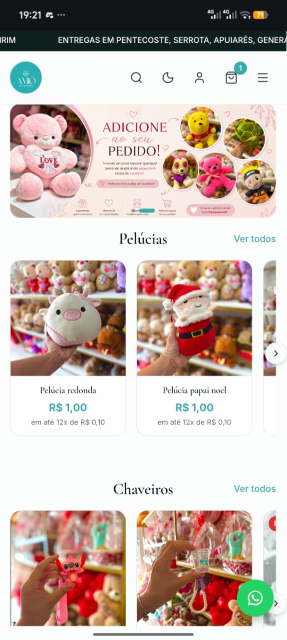 Site criado na SystemMax — Amiô Flores