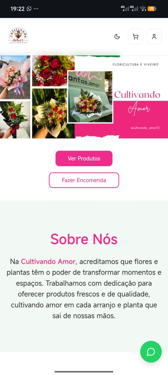 Site criado na SystemMax — Cultivando Amor